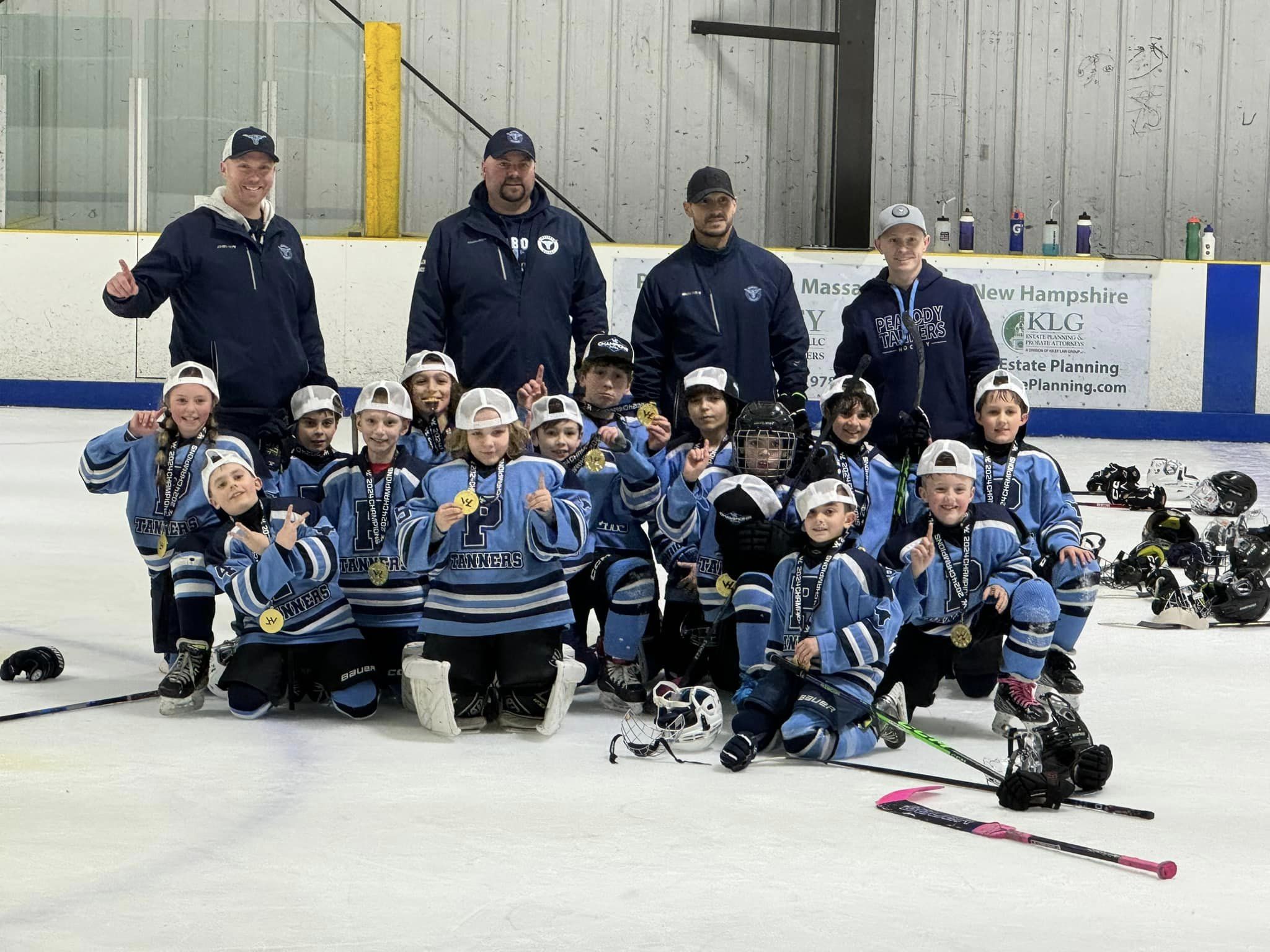Squirt 1- '23-'24 Valley League Champions!